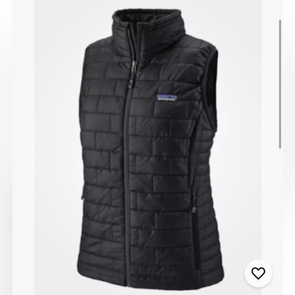 NWT Patagonia black Nano Puff Insulated Vest - women’s L